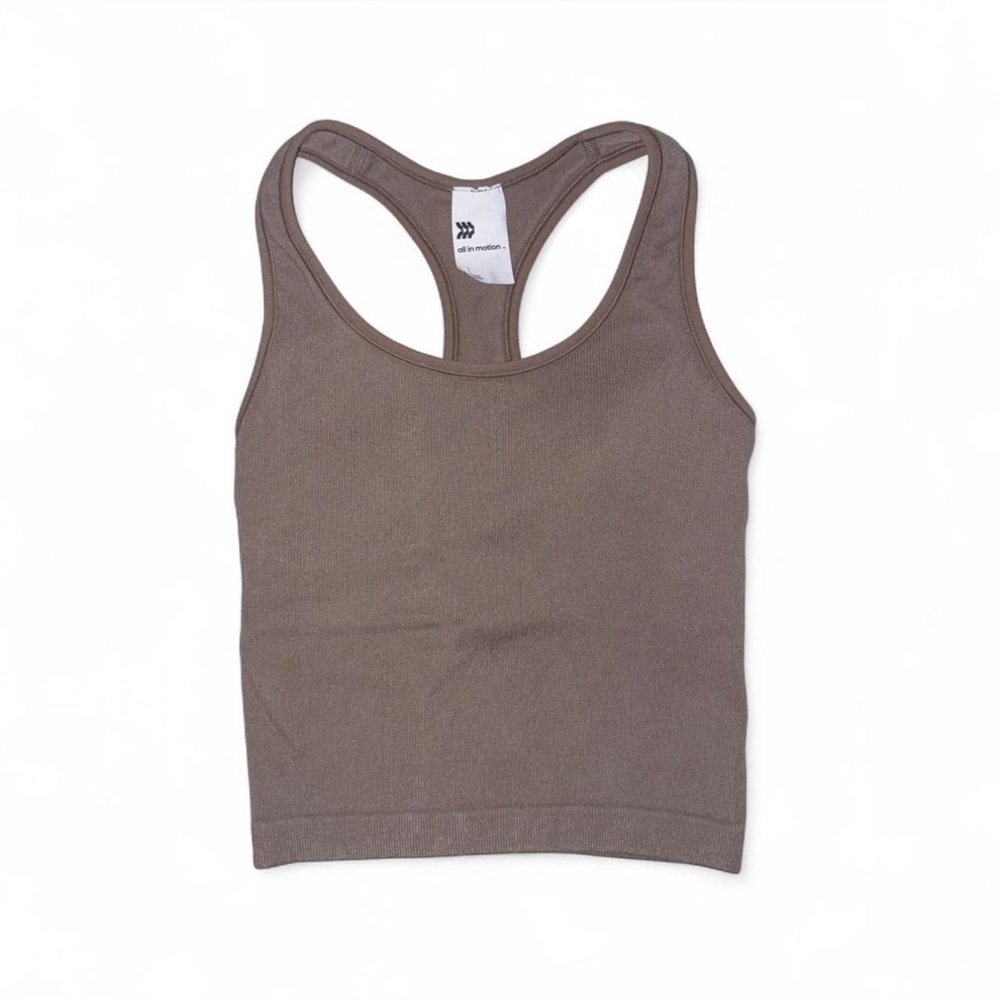 Size Small All in Motion Brown Taupe Racerback Sports Bra